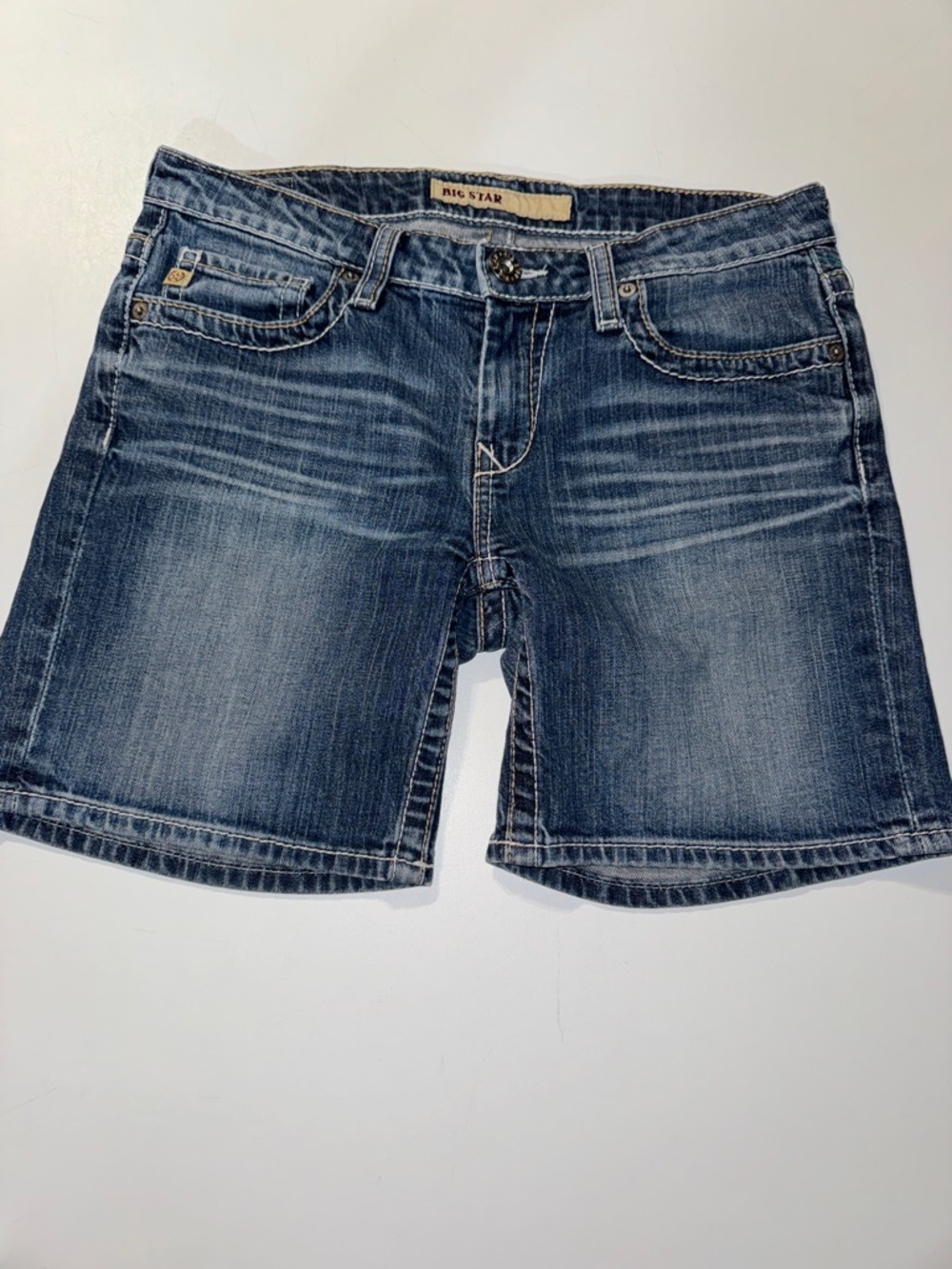 Women’s Big Star Denim Shorts in Faded Indigo